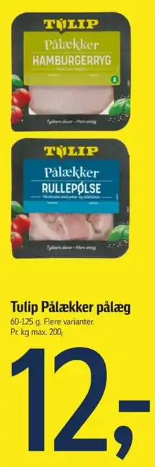 Føtex Tulip Pålækker pålæg tilbud