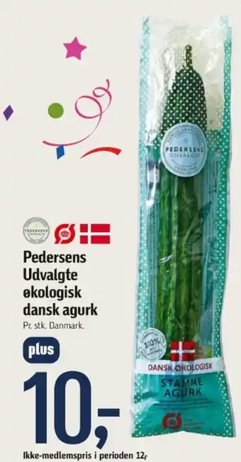 Føtex Pedersens Udvalgte økologisk dansk agurk tilbud