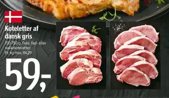 Føtex Koteletter af dansk gris tilbud