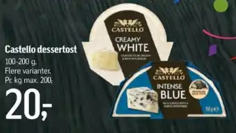 Føtex Castello dessertost tilbud