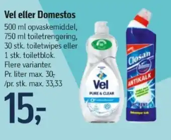 Føtex Vel eller Domestos tilbud