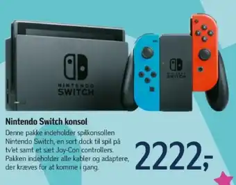 Føtex Nintendo Switch konsol tilbud