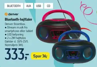 Føtex Bluetooth-højttaler tilbud