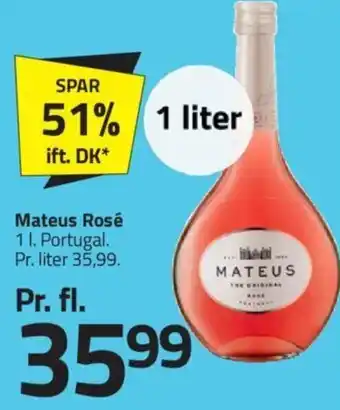 Fleggaard Mateus Rosé tilbud