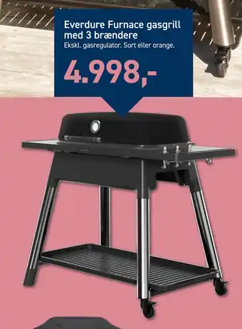 Johannes Fog Everdure Furnace gasgrill med 3 brændere tilbud