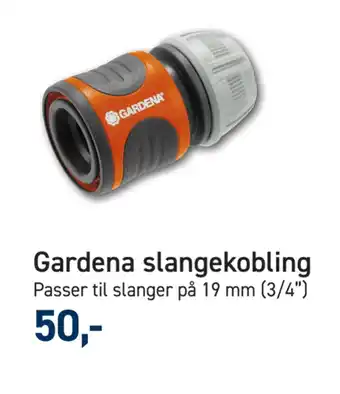 Johannes Fog Gardena slangekobling tilbud