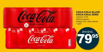 Let-Køb Coca-cola eller coca-cola zero tilbud