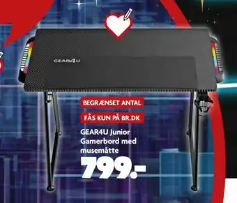 Fætter BR GEAR4U Junior Gamerbord med musemåtte tilbud