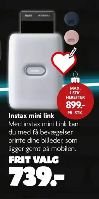 Fætter BR Instax mini link tilbud