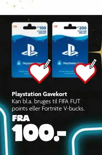 Playstation Gavekort