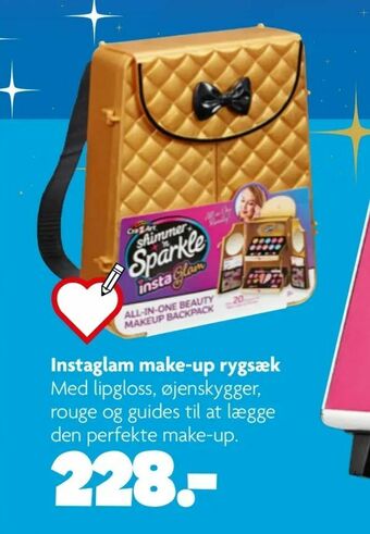 Fætter BR Instaglam make-up rygsæk tilbud