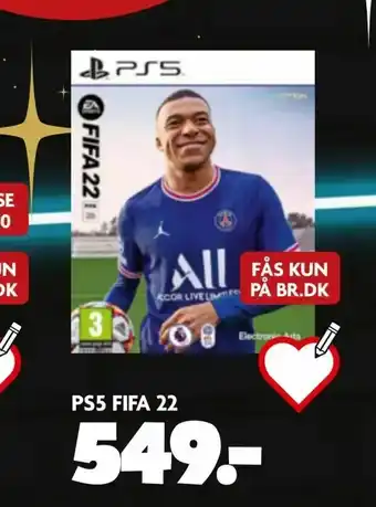 Fætter BR Ps5 fifa 22 tilbud