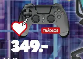 Fætter BR Gioteck PS4 VX4 Premium controllers tilbud