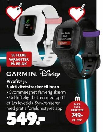 Vivofit® jr. 3 aktivitetstracker til børn
