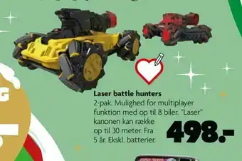 Laser battle hunters