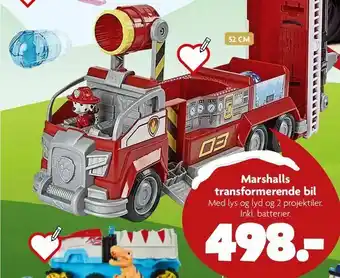 Marshalls transformerende bil