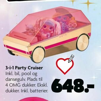 Fætter BR 3-i-1 Party Cruiser tilbud