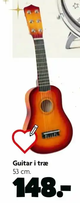 Guitar i træ
