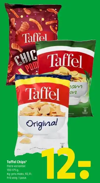 Coop 365 Taffel Chips* tilbud