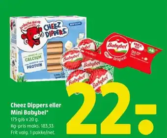 Coop 365 Cheez Dippers eller Mini Babybel* tilbud