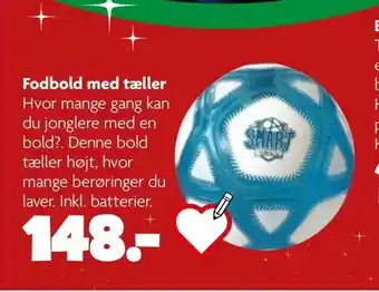 Fætter BR Fodbold med tæller tilbud