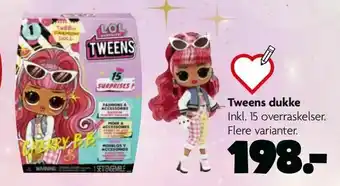 Fætter BR Tweens dukke tilbud