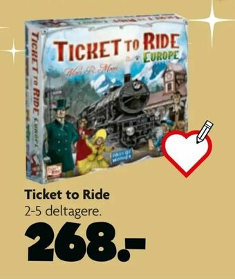 Fætter BR Ticket to Ride tilbud