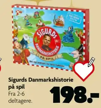Sigurds Danmarkshistorie på spil