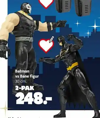 Fætter BR Batman vs Bane figur tilbud