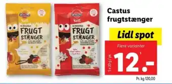 Lidl Castus frugtstænger tilbud