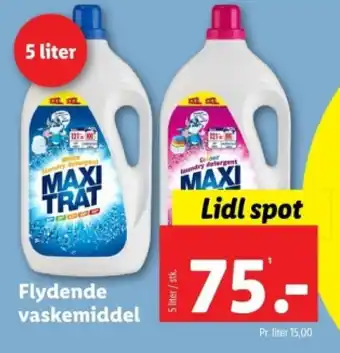 Lidl Flydende vaskemiddel tilbud