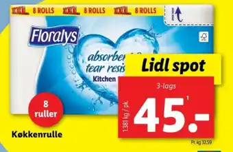 Lidl Køkkenrulle tilbud