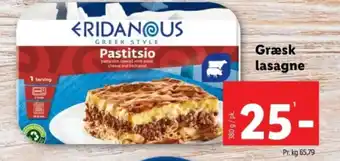 Lidl Græsk lasagne tilbud