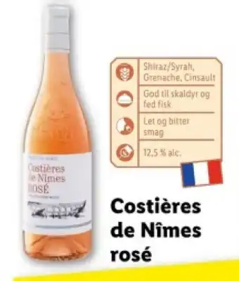 Lidl Costières de Nîmes rosé tilbud