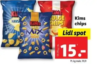 Lidl Kims chips tilbud