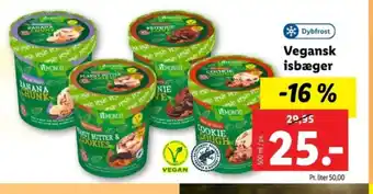 Lidl Vegansk isbæger tilbud