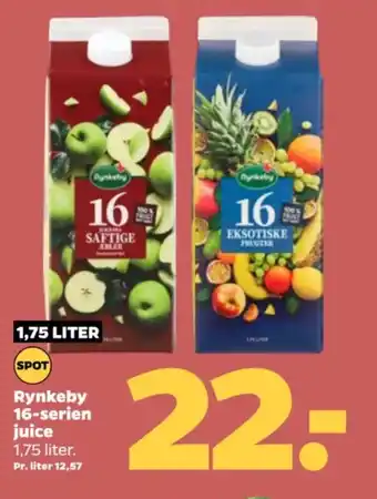 Netto Rynkeby 16-serien juice tilbud