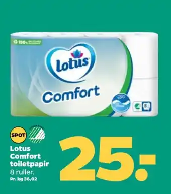 Netto Lotus Comfort toiletpapir tilbud