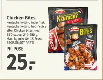 SPAR Chicken Bites tilbud