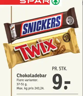 SPAR Chokoladebar tilbud