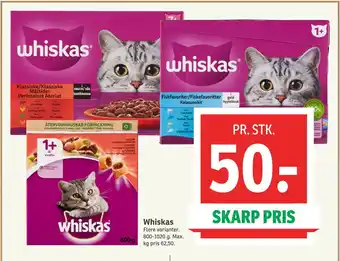 SPAR Whiskas tilbud