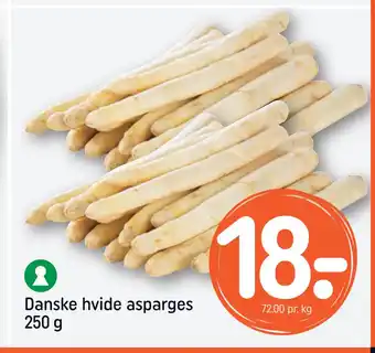 Rema 1000 Danske hvide asparges 250 g tilbud