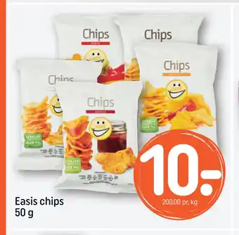 REMA 1000 Easis chips 50 g tilbud