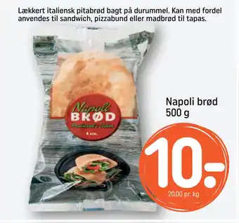 Rema 1000 Napoli brød 500 g tilbud