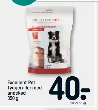 REMA 1000 Excellent Pet Tyggeruller med andekød 350 g tilbud