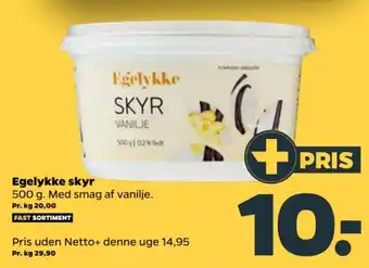 Netto Egelykke skyr tilbud