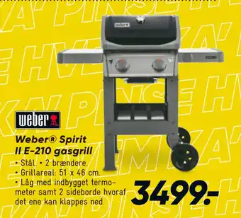 Bilka Weber Spirit II E-210 gasgrill tilbud