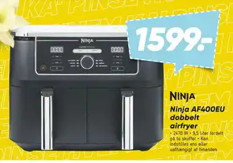 Bilka Ninja AF400EU dobbelt airfryer tilbud