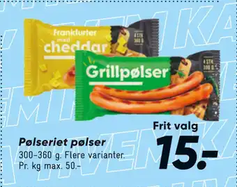 Bilka Pølseriet pølser tilbud
