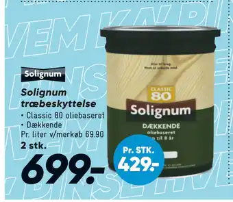 Bilka Solignum træbeskyttelse tilbud